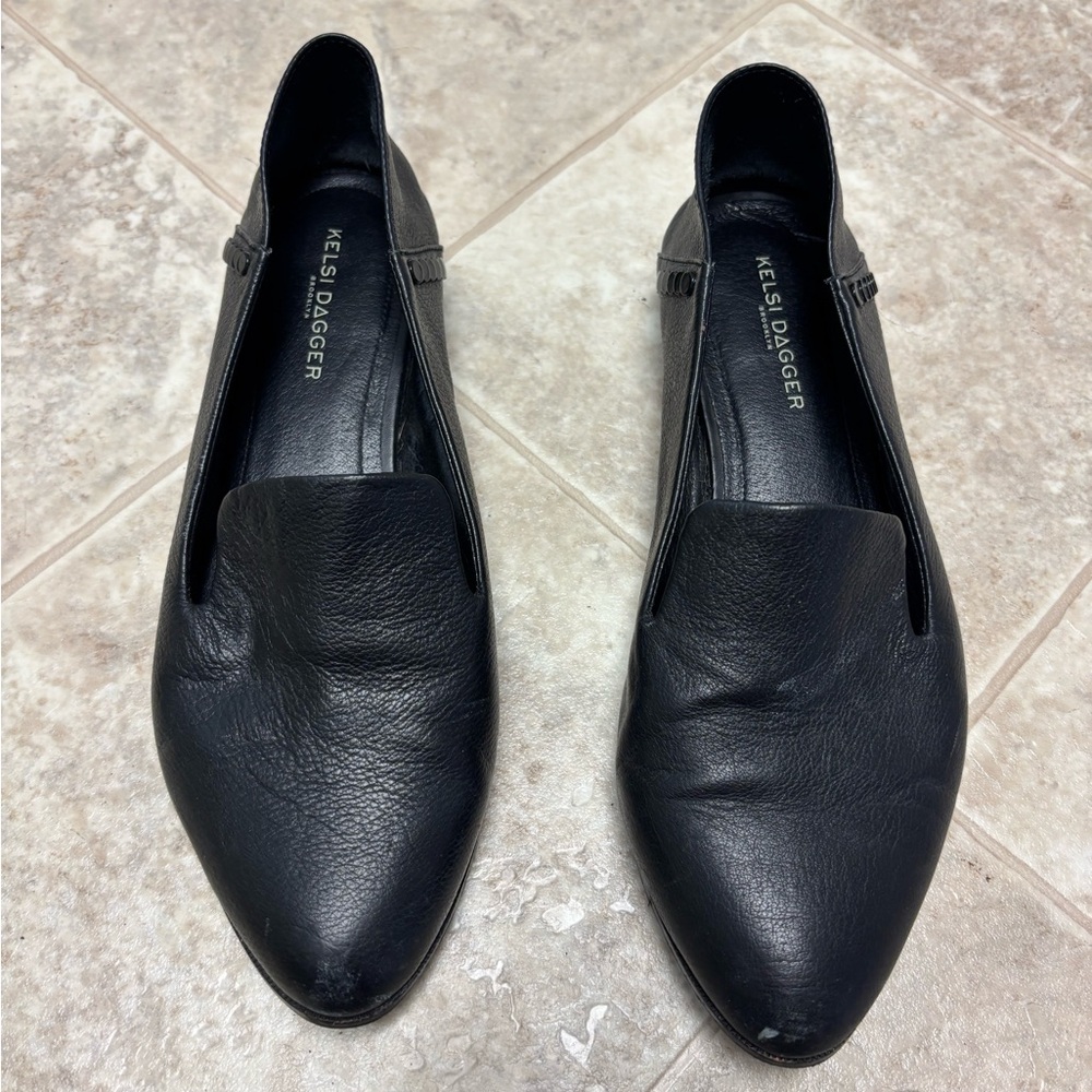 Kelsi Dagger Women’s Black Loafers Size 9
